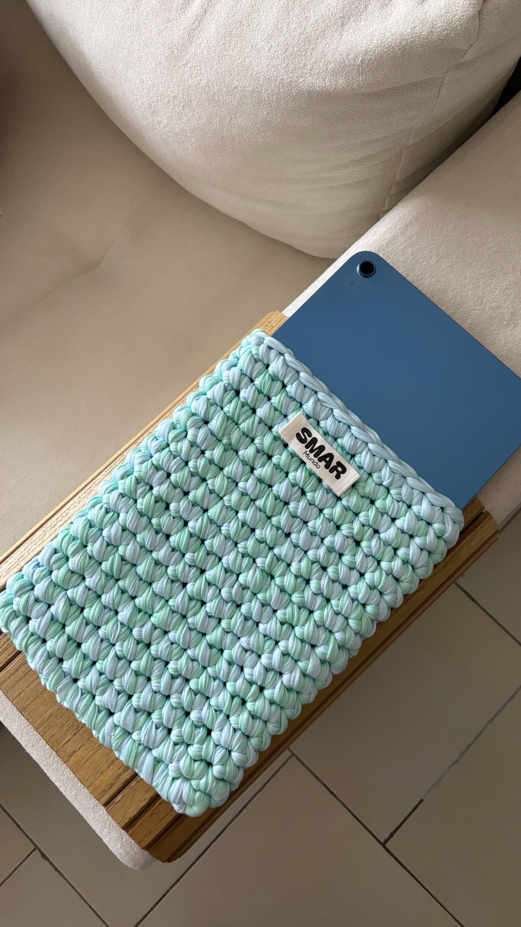 Étui tablette perle d’eau